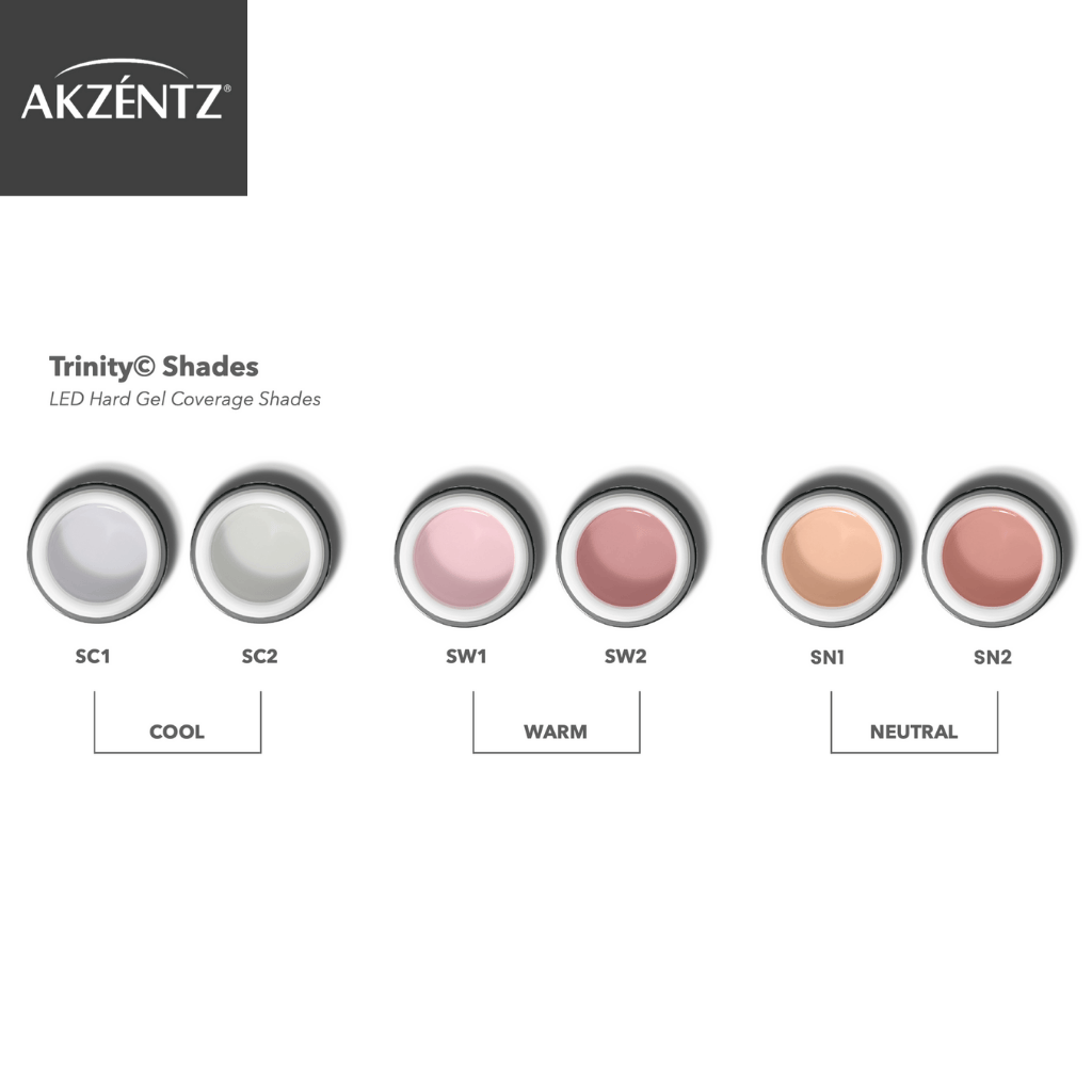 AKZE'NTZ カラージェル Akzentz Pro-Formance Hard Gel - Trinity Shades - Warm SW1